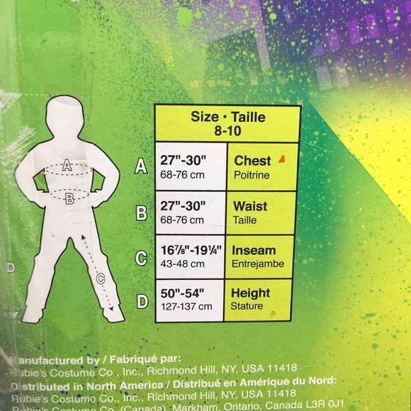 Teenage Ninja Turtles Kids Donatello Costume 8-10 - Picture 7 of 8